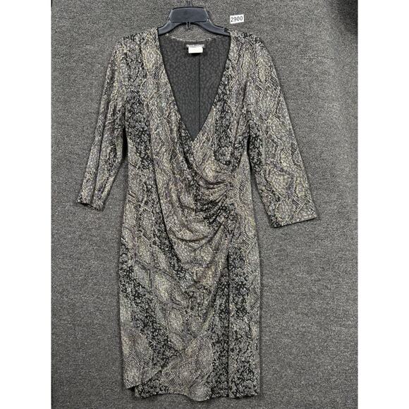 Frank Lyman Apricot Faux Wrap Dress main image 1